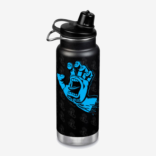 32oz-tkwide-with-chug-cap-santa-cruz-screaming-hand-c1 K32TKWCG-BK-SantaCruze_ScreamingHand.jpg