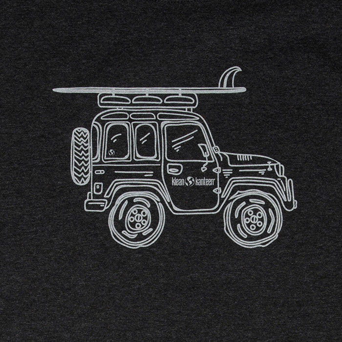 adventure-vehicle-t-shirt-a4 klean_shirt_jeep_front_closeup_lifestyle.jpg